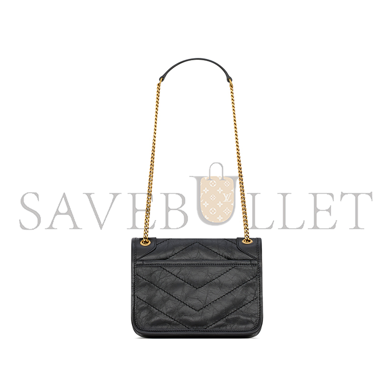 YSL NIKI BABY IN VINTAGE LEATHER 6331850EN071000 (21*16*7.5cm)